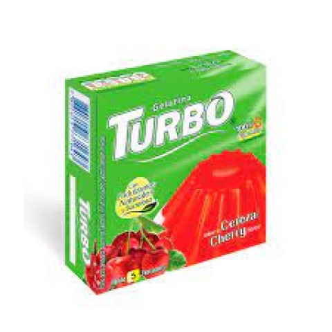 Turbo gelatina cereza 40 grs