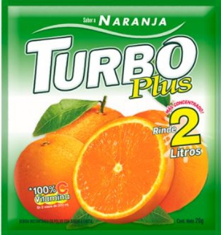 Turbo sobre naranja 20 grs