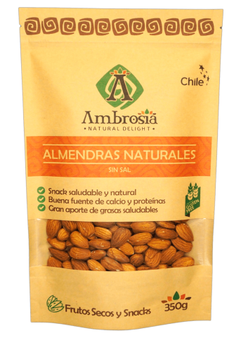 Ambrosia almendras Naturales 350 Gramos
