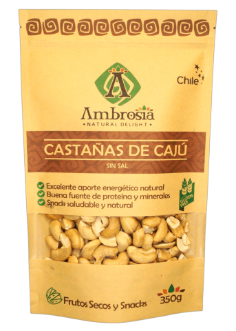 Ambrosia castańas de caju sin sal 300 grs