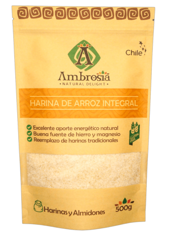 Ambrosia harina de arroz integral 500 grs