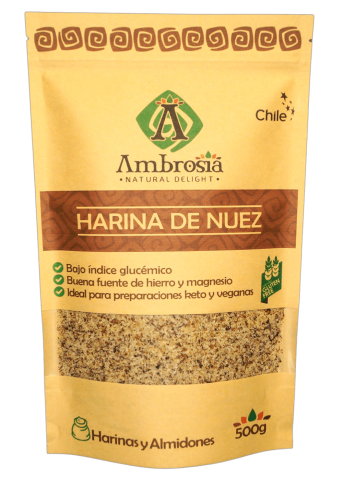 Ambrosia harina de nuez 500 grs