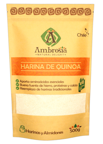 Ambrosia harina de quinoa blanca 500 grs