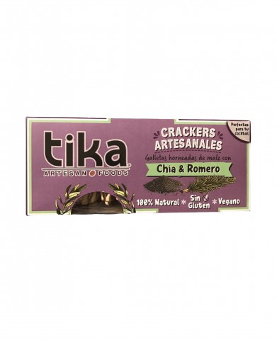 tika crackers chia&romero 140g