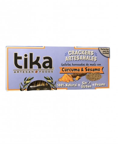 tika crackers curcuma 140gr