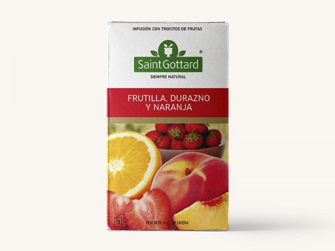 Saint Gottard frutilla durazno y naranja