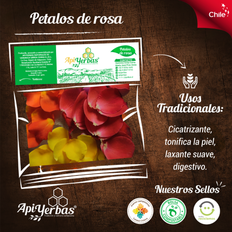 PETALOS DE ROSA 15 grs