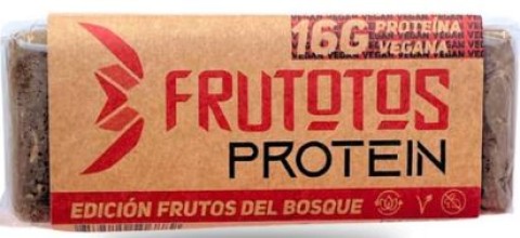 Frutotos Barra de 16 grs de Proteina Frutos del Bosque 60 grs