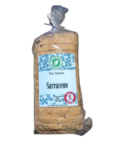 Pan con ciencia molde sin gluten Sarraceno 500 grs