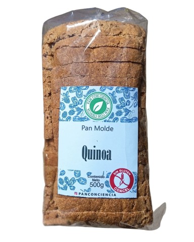 Pan con ciencia molde sin gluten Quinoa 500 grs