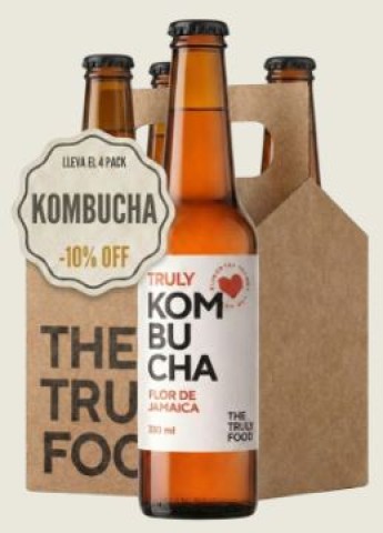 Kombucha Truly Flor de Jamaica 330ml